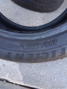 Predám letné pneu. GOOD YEAR EFFICIENT 205/55R16 - 6