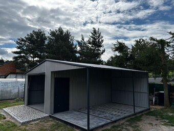 GARÁŽ SO SEDLOVOU STRECHOU 7×5 m – GARÁŽ + PRÍSTREŠOK - 6
