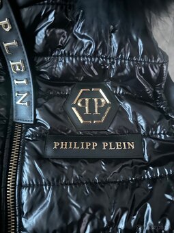 Čierna prešívaná vesta zn. Philipp Plein originál - 6