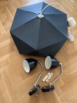 Dizajnový set - Nástenné lampy a závesné svietidlo - 6