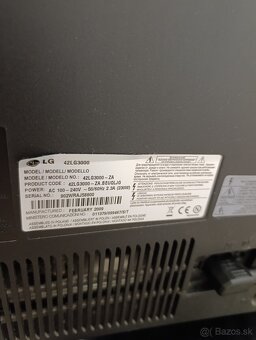 LG model 42LG3000 - 6