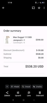 Svadobný overal/šaty Mac Duggal - 6