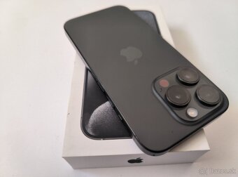 apple iphone 15 PRO 256gb Black Titanium / Batéria 86% - 6