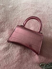 Balenciaga hourglass bag metalic pink - 6