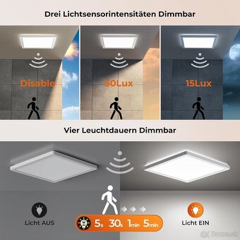 LED stropné svietidlo BLNAN s radarovým senzorom pohybu - 6