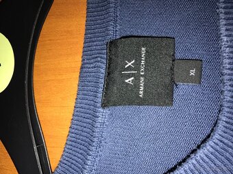 ARMANI EXCHANGE originál tenký pánsky svetrik XL - 6