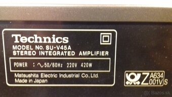 420W HiGH END zosilnovac TECHNICS SU-V45 ClassAA JAPAN =az16 - 6