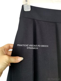 ILSE JACOBSEN - Krásna čierna sukňa veľkosť S - 6