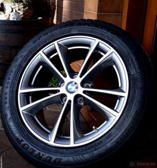 alu R17 5x120 ET27, bicolor, senzory, orig. BMW, nová rada 5 - 6