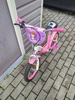 Predám zachovalý dievčenský bicykel 14' - 6