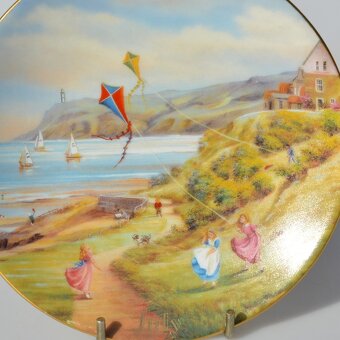 Sada - kompletná zbierka 12 mesiacov - 12 tanierov na stenu - 6