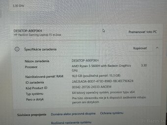 HP PAVILION GAMING - RYZEN 5, 16GB RAM, 2x500GB SSD. NVIDIA - 6