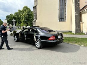Svadobné vozidlo na prenájom Mercedes S500 L - 6