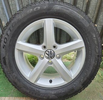 Hliníkové disky, originál VW - 5x112 r16 - 6
