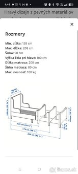 Rastúca posteľ IKEA Busunge - 6