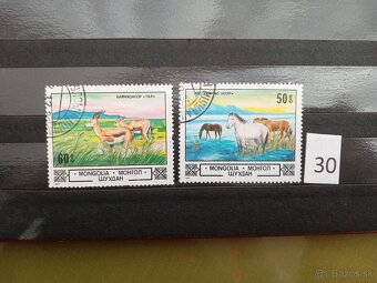 Poštové známky č.488 - ÁZIA - II. - 20 ks sérií - 6