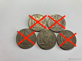 Československo mince - vzácnejšie ročníky - 6