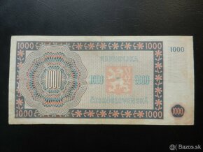 Bankovka 1000Kčs 1945 - 6