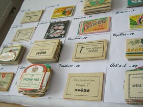 pivní etikety kvalitní sbírka severní Čechy 2500ks - 6