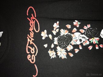 ED HARDY black damske tricko S/M - 6
