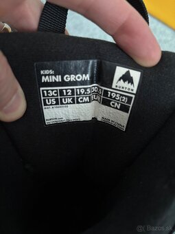 Detsky snowboard + topánky (Burton after school 90) - 6