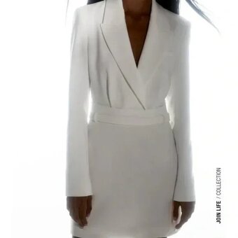 Elegantne sakove šaty uplne nove - 6