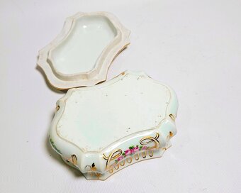 porcelánová dóza stará Viedeň - 6