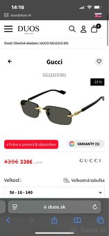 Okuliare Gucci gg1221s - 6