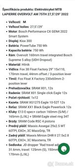 predám ebike LAPIERRE OVERVOLT AM 75 TH - 6