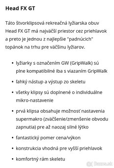 Pánske lyžiarky HEAD FX GT - 6