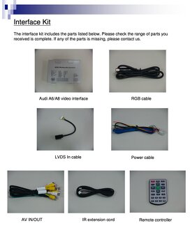 Audi Multimedia Interface CAR-TV model 1225 - 6