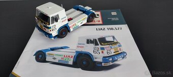LIAZ TRUCK Racing 1:43 110.577 De Agostini Kultove nakladaky - 6