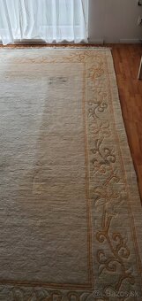 Velky rucne tkany vlneny koberec 271 x 364 cm - 6