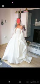 ❣❣❣❣❣❣❣❣❣❣❣Svadobne saty s trlblietavym plášťom Eva Lend - 6