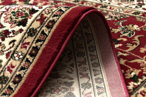 Krásny kvalitný koberec ROYAL Bordový - 6
