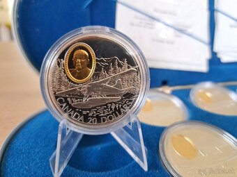 Kanada Aviators sada 1oz striebro mince - 6