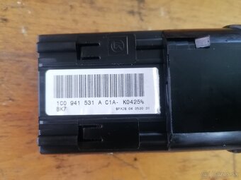 Vypínač svetiel Ww, ŠKODA, Seat, AUDI Čisto Nový - 6
