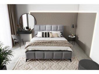 Čalúnená manželská posteľ Mist - 6