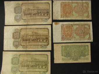 ČESKOSLOVENSKÉ BANKOVKY: r.1953 neperforované - 6