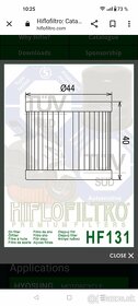 Olejový filter Hiflo filtro HF131 - 6