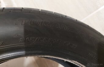Nejazdené,špičkové letné pneu Bridgestone- 215/55 r18 - 6