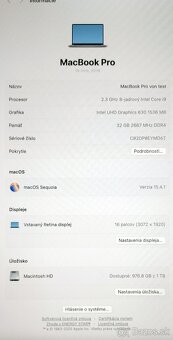 MacBook pro "16" 2019 - 6