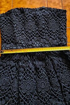 Kratke cierne saty, xs - 6