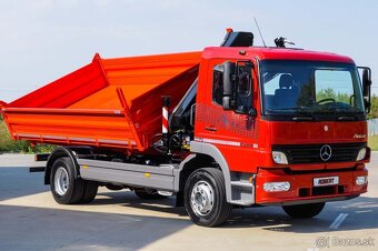 MERCEDES ATEGO 1524 TROJSTRANNÝ SKLÁPAČ + HYDRAULICKÁ RUKA - 6