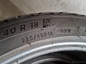 225/40 r18 zimne pneumatiky Michelin - 6