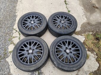Hliníkové disky originál Volvo 5x108r16 na novo pieskované - 6
