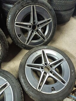 ❄️zimné orig. AMG Mercedes 5x112 R18 pneu dvojrozmer - 6