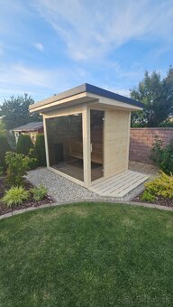 Exteriérová fínska sauna - KLASIK - 6