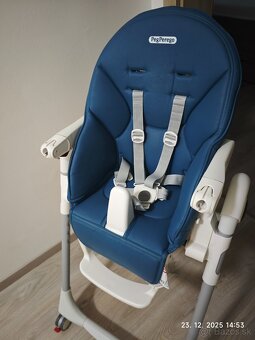 Detská stolička Peg Pérego Prima papa, top stav - 6