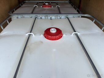 Ibc kontajner 1000l na oceľovej palete - 6